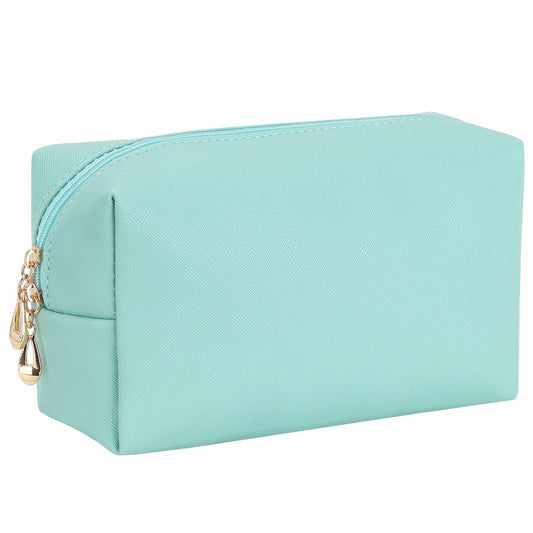 HAOGUAGUA Waterproof Makeup Bag Pouch Purse Organizer Medium Green 1pc