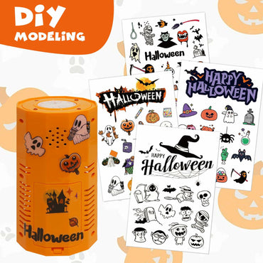 KYUKUDZ Halloween Bubble Machine Portable Automatic Lights Sound DIY