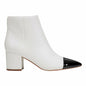 Marc Fisher Women's JELANIE Ankle Boot, Ivory/Black Multi 150, 5.5