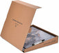 NELOVI 3 Ring Binder Letter Size 1" Black Marble Clipboard with 5-Tab Dividers