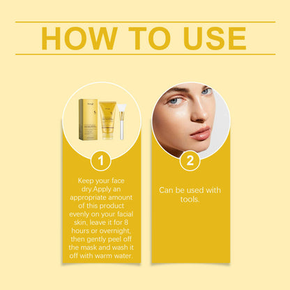 BestBy03/25 HOYGI Kojic Acid Turmeric Collagen Night Wrapping Mask 75ml