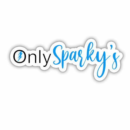MAILAINK Sparky Electrician Hard Hat Vinyl Decals 3in 3pcs Multi
