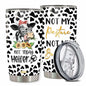 WAZONE Heifer Tumbler Cup Leopard Cow Stainless Steel 20oz Travel Mug