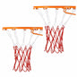 2 Pack Red White Basketball Net 12 Loops Polyester All Weather Durable