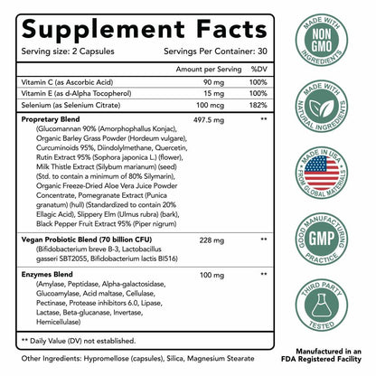KLISSEN ProJuvenate+ Probiotic Weight Management Women 70B CFU 60 Ct