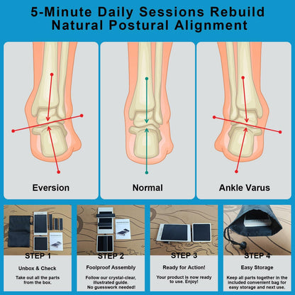 Foot Strengthener & Single Leg Balance Board for Stability and Training