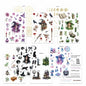 VISUMCIP Witch Stickers 10 Sheets Pre-Cut Journaling Washi Scrapbooking Magic