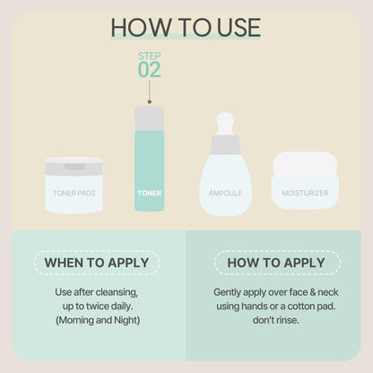CICA Bakuchiol Cleanse Toner | Korean Skincare 2in1 Toner (120ml/4.05 fl. oz.)