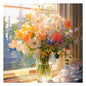 AMORARS 5D Diamond Painting Kit Flower DIY Art Deco Nature 12x12 Inch