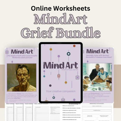 MindArt Anxiety Flashcards Stress Relief Emotional Wellness Therapy Cards