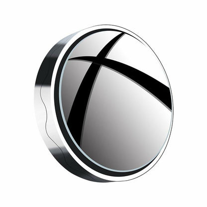 Schönn 2 Pack Blind Spot Car Mirrors 2" Adjustable HD Glass Silver Frame