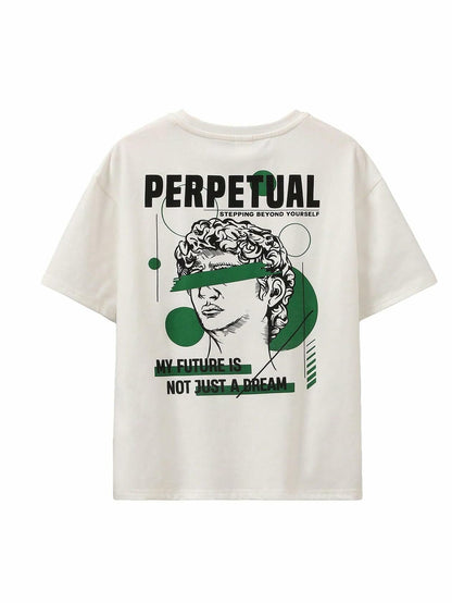 SOLY HUX Boys Graphic Tee Short Sleeve Letter Print White Size 10Y