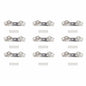 GWYAN 12 Pcs Stainless Steel Furniture Corner Connectors with Screws