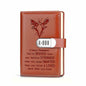 JOHSBYD Eagle Leather Combination Lock Notebook Scouts Gift