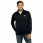 Vantage Apparel Men's Collegiate Micro Mesh 1/4 Zip Pullover Black Small