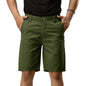 CHARBONNIER Men's Chino Shorts Performance Series 100% Cotton Army Size 30