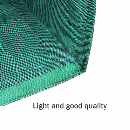 Sheporse 2-Pack 53 Gallon Reusable Garden Bags Green Yard Waste Polyethylene
