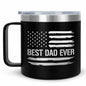 AXIARA 14oz Maroon Stainless Steel Insulated Coffee Mug Retirement Gift