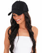 AWAYTR American Flag Trucker Snapback Hat Black One Size