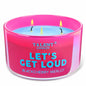 TALENT CANDLES Enjoy Scented Soy Jar Candle 3 Wicks Large Dark Cherry Merlot