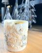 Botanical Candle Hand-Poured Soy Wax with Real Flowers 5 Scents Decorative