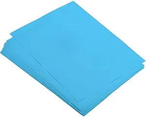 MEIOPUOYEAM Lake Blue Cardstock 8.5x11 Inch 25 Sheets Paper