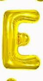 WRWMSLGO Letter Balloons 40in Large Alphabet E Gold Foil Mylar Balloon