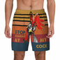 SolAzul Men's Quick Dry Swimming Trunks Board Shorts Blue Size L