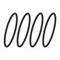 Denkuhin SPX1500P Lid Strainer O-Ring for Hayward Power-Flo Pumps 4 PCS
