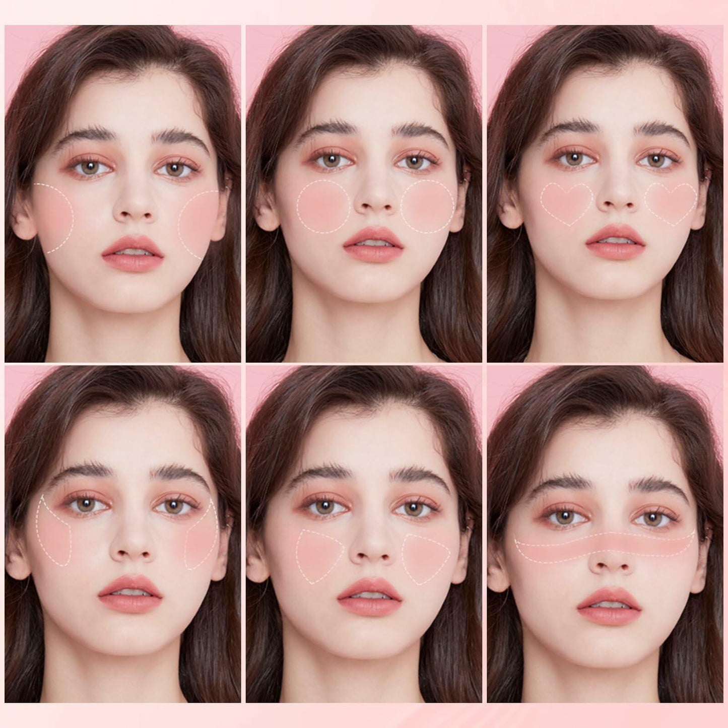 FOCALLURE Silky Cream Liquid Blush Matte Dewy Face Makeup 0.13oz Pack of 1