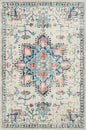 Puremy 2x3 Vintage Boho Entryway Rug Non Slip Low Pile Floral Cream