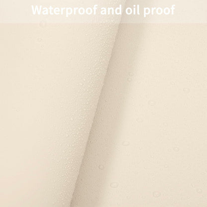 Zinkooat Leather Desk Mat 12x42 Inch 1.8mm Thick Off White Light Gray