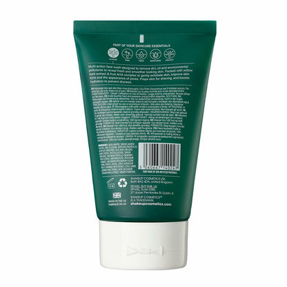 BestBy11/25 Shakeup Cosmetics Mens Face Wash Deep Clean Exfoliate 125ml