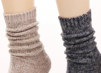 TINTAO Women's Cotton Knit Thick Warm Wool Crew Socks Multi-07 Size 5-10