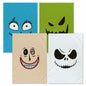 Jiudungs Halloween Kitchen Towels Set of 4 Orange 18x26 Inch Holiday Decor