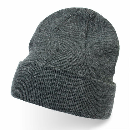 2PCS Parent-Child Beanie Hat Winter Knitted Warm Family Hats Set Beige
