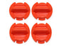 Turtle Den Polaris RZR Orange Floor Drain Plug 4 Pack Rubber