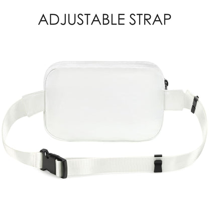 ZORFIN Fanny Pack Crossbody Belt Bag Adjustable Strap Camo Black One Size