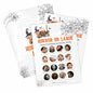 Tuyashua Halloween Horror Labor Game Baby Shower 30 Cards Multicolor WY03
