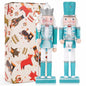 VorFor 4.7" Christmas Nutcracker Ornaments – Wooden Soldier Decor Set