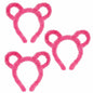 Yolyoo 3pcs Chipmunk Mouse Ears Headband Rose Red Standard Size