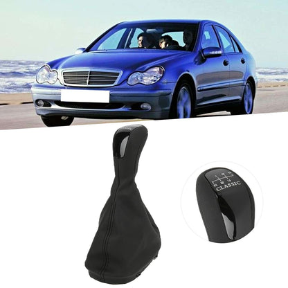 Majatou Gear Shift Knob & Boot PU Leather Replacement Mercedes C-Class W203