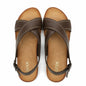 UBFEN Womens Flat Sandals Arch Support Open Toe Adjustable Slingback US 7