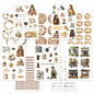 VISUMCIP Vintage Coffee Pre-Cut Journaling Stickers 10 Sheets Coffee Time