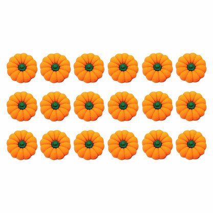 RUIFUU 18Pcs Halloween Pumpkin Erasers Bulk Mini 3D Fall Classroom Prize