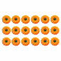 RUIFUU 18Pcs Halloween Pumpkin Erasers Bulk Mini 3D Fall Classroom Prize