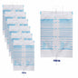 Plus tard 6Pack Catheter Urine Bags 67.6oz 2000ml White with Cloth Straps