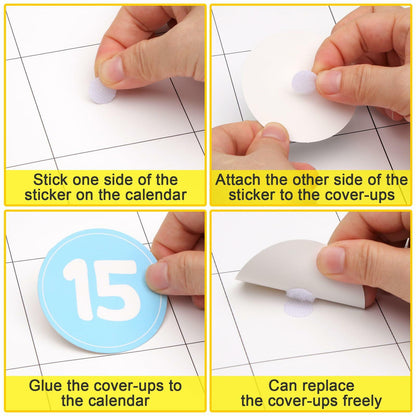 Bee Classroom Calendar Set Back to School Bulletin Board Decoration w/ Stickers