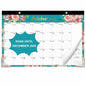 Lbylyhxc 2026 18-Month Desk Calendar Flowers 17x12 inches