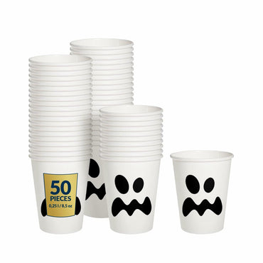 PAW Decor Collection Baby Pink Disposable Paper Cups 8.5oz 50-Pack Party